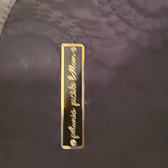 PETUNIA PICKLE BOTTOM 'Sashay Satchel' Black Embossed Backpack Diaper Bag - Picture 2 of 8